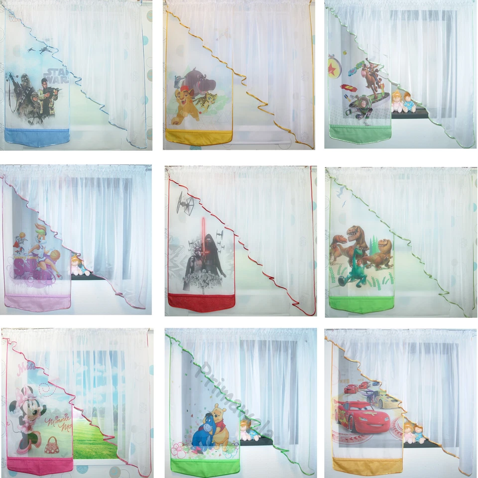 Disney, Winnie Pooh, Gardine, Kindergardine, Kinderzimmer Gardine, Baby Gardine