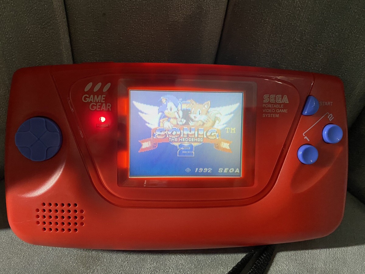 SEGA Game Gear Handheld System - Red | eBay