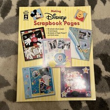 NEW VINTAGE 2000 Disney Scrapbook Pages 8.5  x11  Scrapbooking Disney World