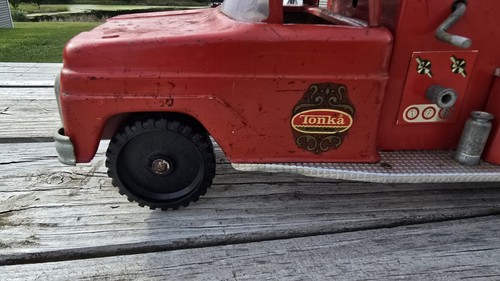 Vintage 1960s Tonka Fire Pump Truck Original Condition - Picture 5 of 13