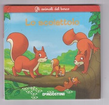 Libretto Gli Animali del Bosco Lo Scoiattolo De Agostini SC135 #