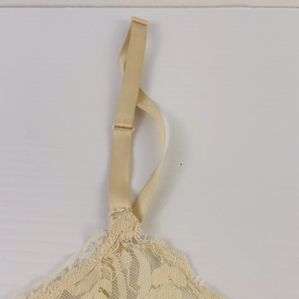 Vintage Kayser Nylon Camisole Cami Lingerie Beige Skin Tone, Adj Straps Size 12 - image 4 of 4