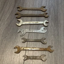 7 x Vintage Spanner Job Lot Bundle - Old Mixed bundle 