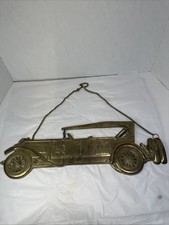 Vintage Brass 1920s Touring Car Wall Plaque 18 Vintage Brass 1920s Touring Car Wall Plaque 18