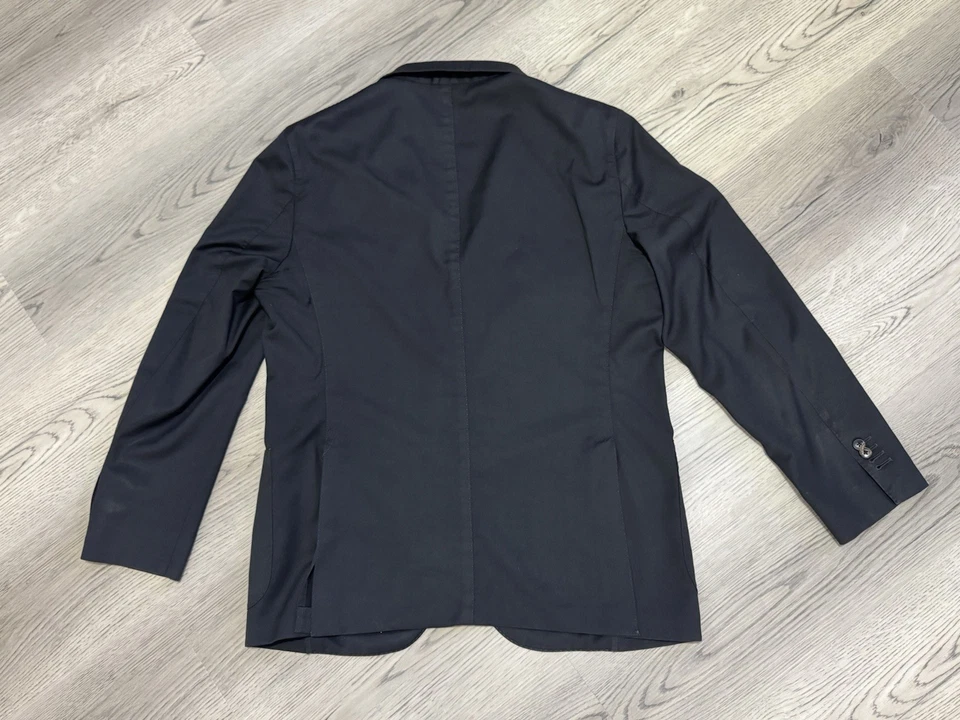 Chaqueta Boglioli Inteligente Informal Negra Tejida Suave 100% Lana K Talla 56 (46 EE. UU.) $1600 Foto 4 de 4