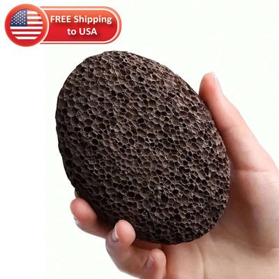 1Pc Natural Foot Pumice Stone For Heavy Callused Feet Hands Dead Skin Exfoliate