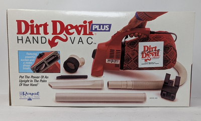 #ad Vintage Dirt Devil Plus Handheld Vacuum Model 503 New Old Stock USA New in Box $119.95