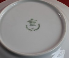 Seltmann Weiden Bavaria - 4 St. Kuchenteller Frühstücksteller 19 cm Burg Dekor