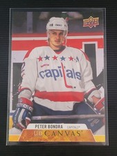 2020-21 Upper Deck UD Canvas Retired Stars Peter Bondra #C241 READ 7mu