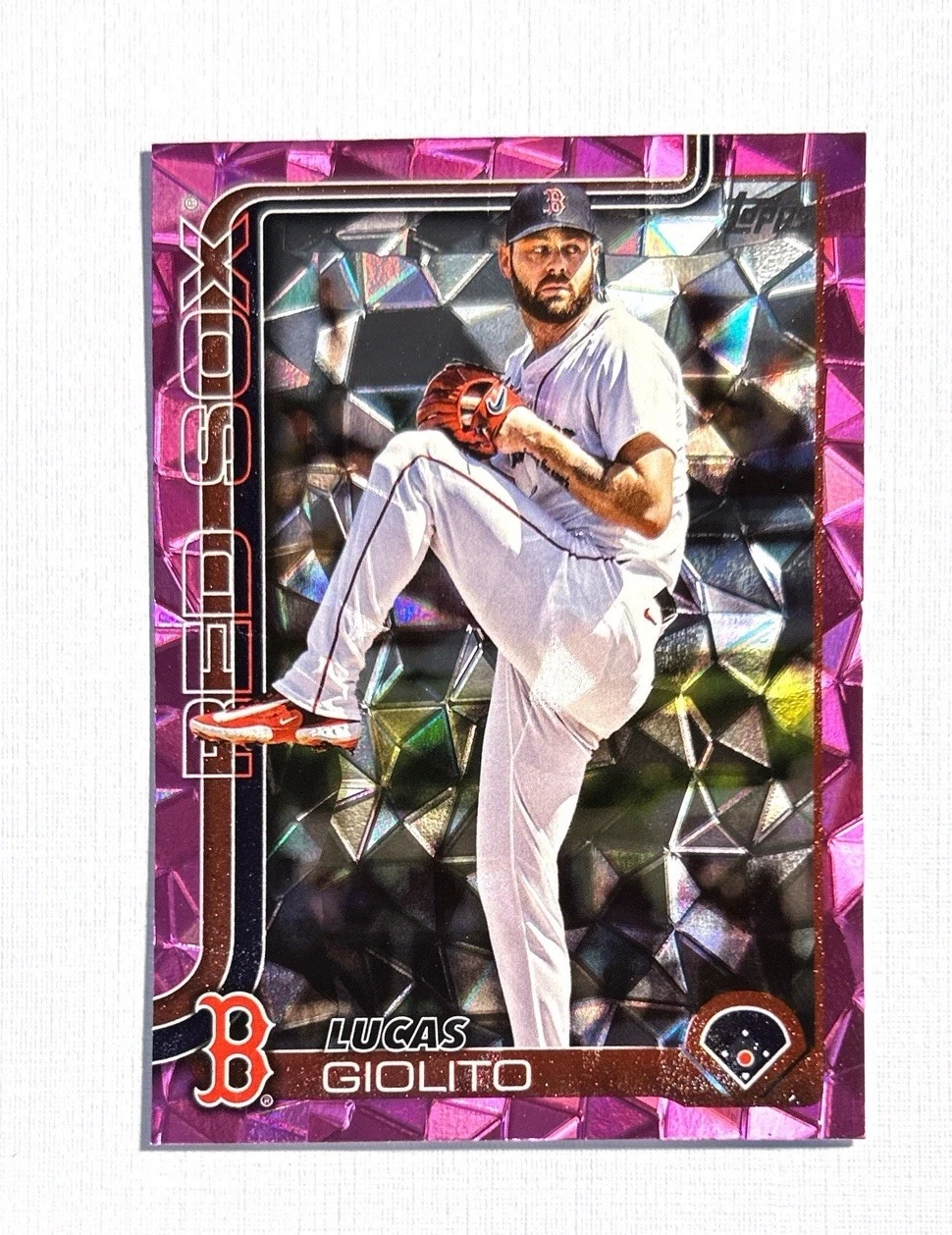 Lucas Giolito ~ 2025 Topps Series 2 ~ Diamante Foil #614 Pink
