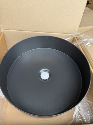 Alape Arkta Sit On AB.KE400 Waschtisch 6004502240 mattschwarz glasierter Stahl