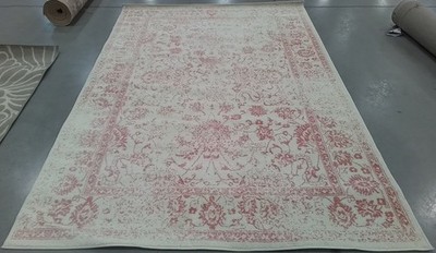 IVORY / ROSE 6'-0'' x 9'-0'' Back Stain Rug, Reduced Price 1172790336 ADR109H-6