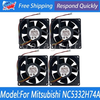 4PCS Inverter Cooling Fan For Mitsubishi NC5332H74A MMF-09D24TS-MM6 24V 9025 9CM
