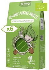 Bio Konjac Pates Vegan Sans Gluten/Prêt à l'Emploi/Sans Rinçage 270g x6 Box 1...