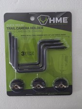 HME QUICK MOUNT TRAIL CAMERA HOLDER 3 PACK  NEW 