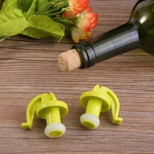 2pcs set Silicone Wine Beer Cover Air tight Sealed Bottle Cap Stopper Beverage