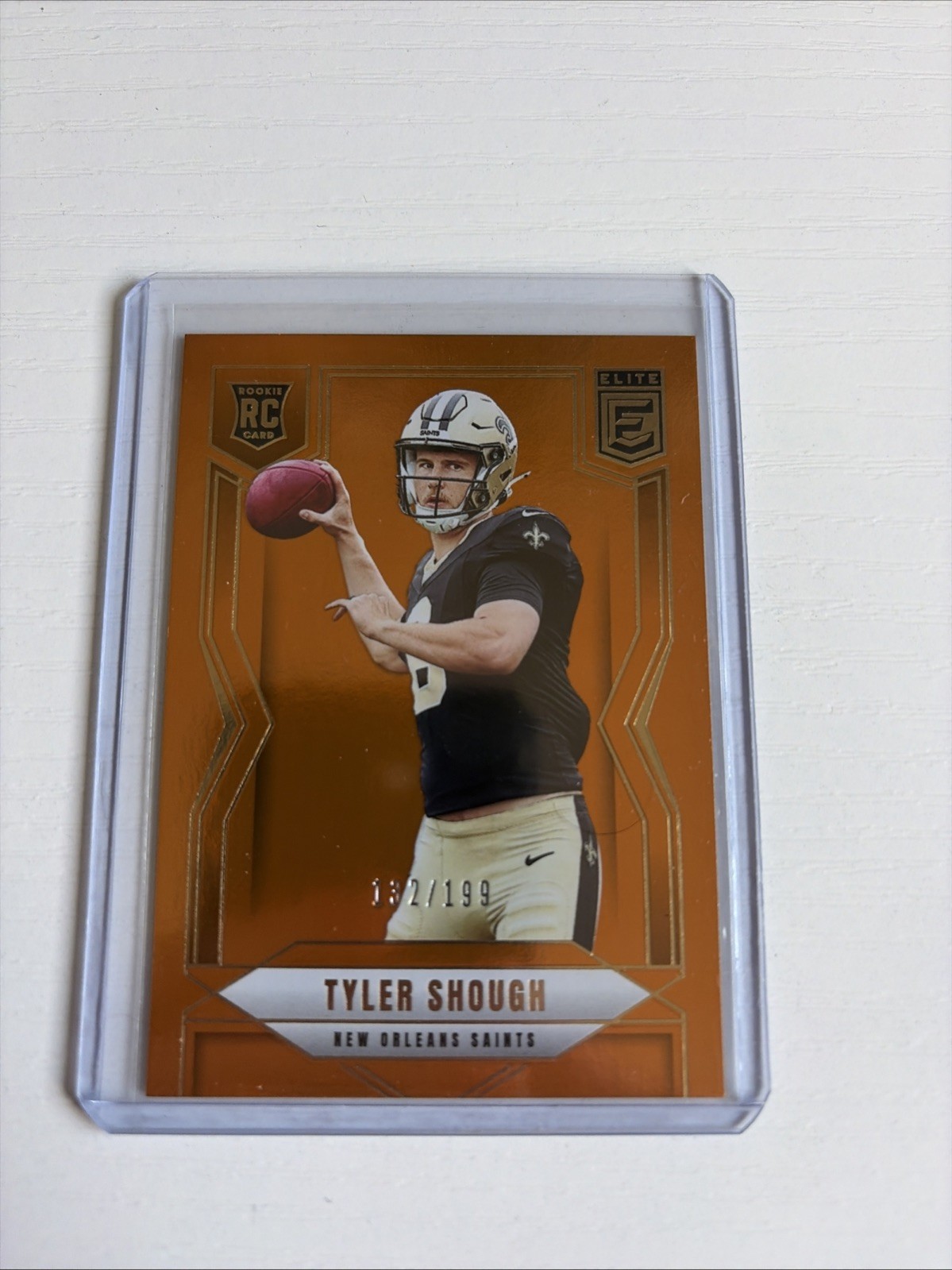2025 Panini Donruss Elite - Rookies Tyler Shough #178 Orange /199 (RC)