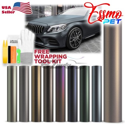 ESSMO PET Matte Metallic Car Auto Vinyl Vehicle Wrap Decal Sticker Sheet Film