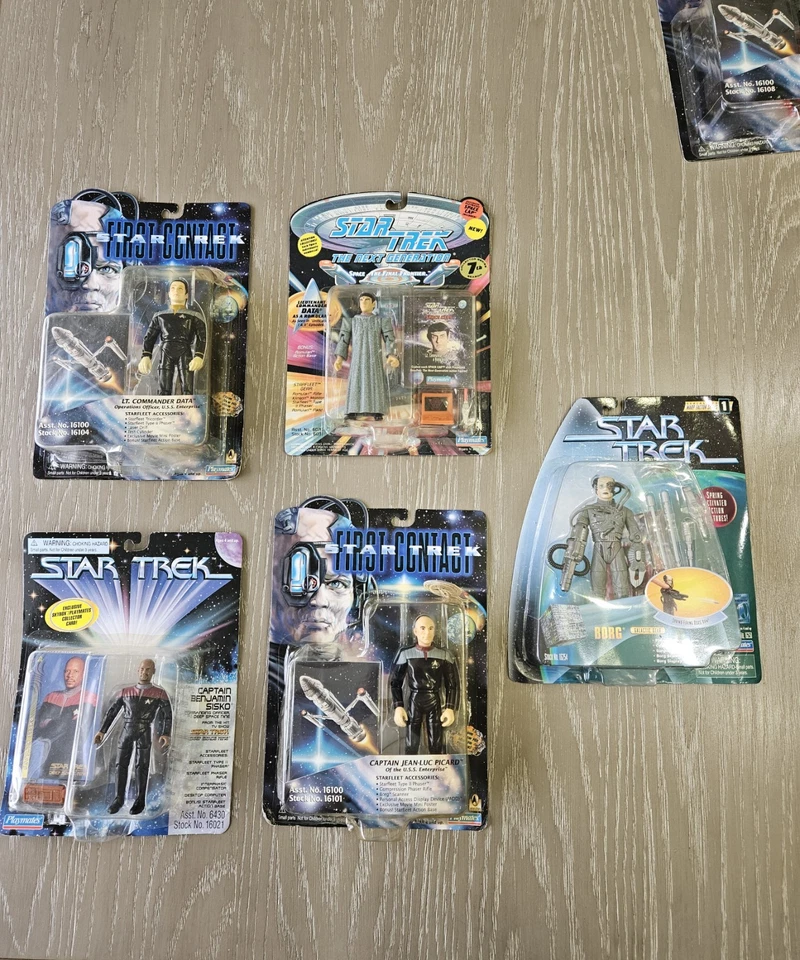 Figura de acción vintage de Star Trek. Lote 16- Klingon Cruiser, Voyager, Primer Contacto, Foto 3 de 4