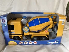 BRUDER Cement Mixer 4143 Truck Scale 1:16 Construction Vehicle - IOB WOW L@@K!!