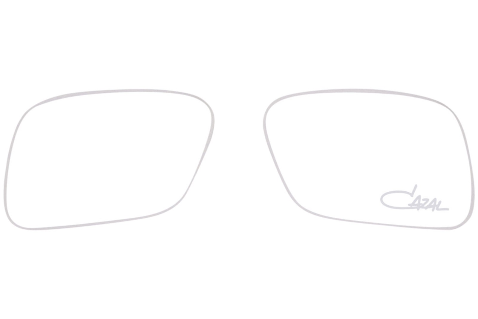 Прозрачные солнцезащитные очки Cazal Legends 607 Оригинальные сменные линзы Прозрачные 56 мм