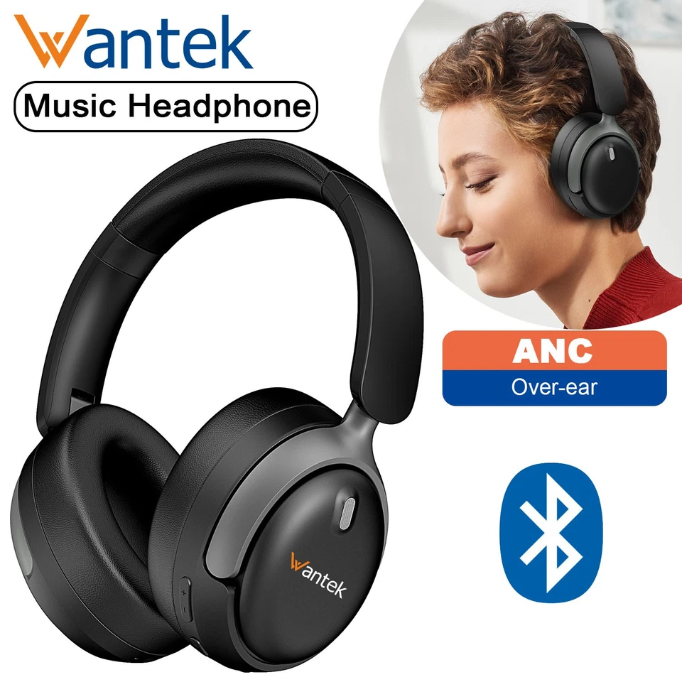 Over-Ear-Kopfhörer mit Faltbar aktiver Geräuschunterdrückung Bluetooth Headphone