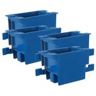 4 Pcs Flush Mount Power Receptacle Fire-resistant Junction Boxes