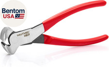 7 Inch Nail Puller Pliers Tool, Cr-Ni Steel End Cutting Pliers with Non-Slip Gri