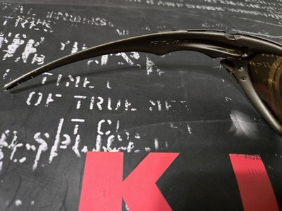 Rare Genuine Vintage Oakley Plate Sunglasses Bronze / Titanium