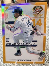 Panini 2025 Prospect Edition Prizm Chandler Simpson Tampa Bay Rays RC #29 05/10