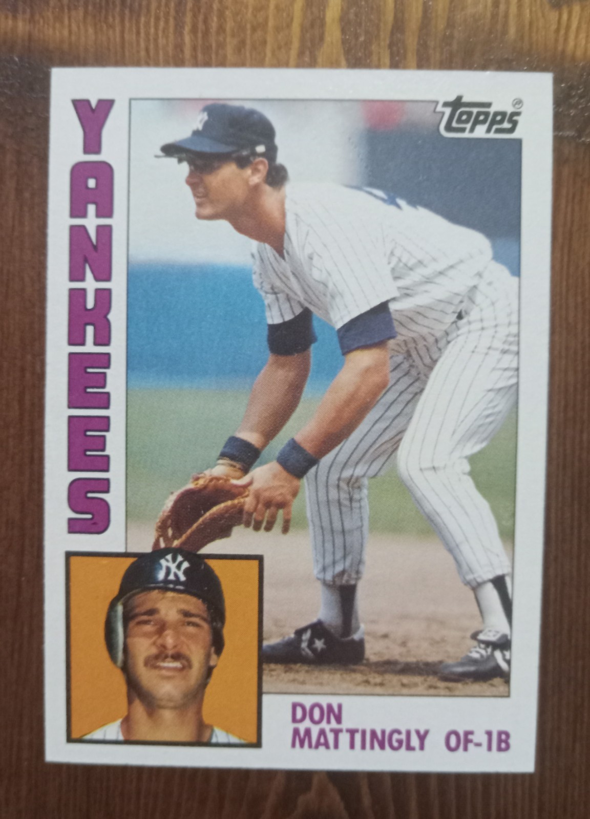 1984 Topps Don Mattingly #8 Rookie Card RC New York Yankees SHARP