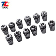12Pcs ER16 Spring Collet Set 1/32"-3/8" For CNC Milling Lathe Tool 0.0006"