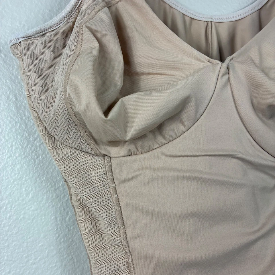 复古 Playtex 塑身上衣米色钢圈尺寸 38C — 第 2/4 张图片