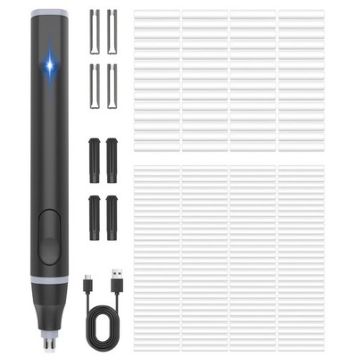 Foyucool Electric Eraser, USB C Rechargeable Pencil Eraser with 220 Black 