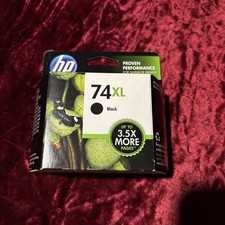 HP 74XL Black Ink Cartridge  Genuine Printer Ink New Sealed Expired June 2013