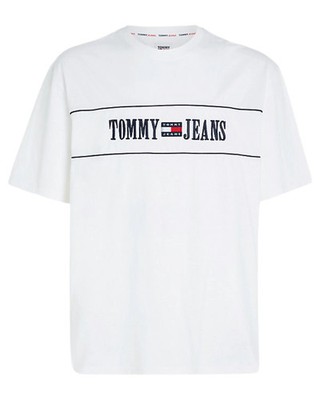 Tommy Jeans Casual T-Shirt Tjm Skate Archive Baumwolle Weiß