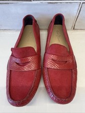 Cole Haan Vintage New Red Leather Flats Sz 8