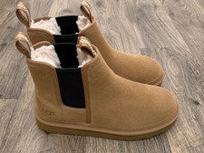UGG Neumel Chelsea Boots Chestnut Suede Mens US 9 New Winter Casual Ankle Boots
