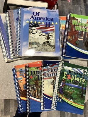 Abeka Teacher Editions  For 6th Grade, 5th Grade, And 4th Grade Reading Lot Of 9