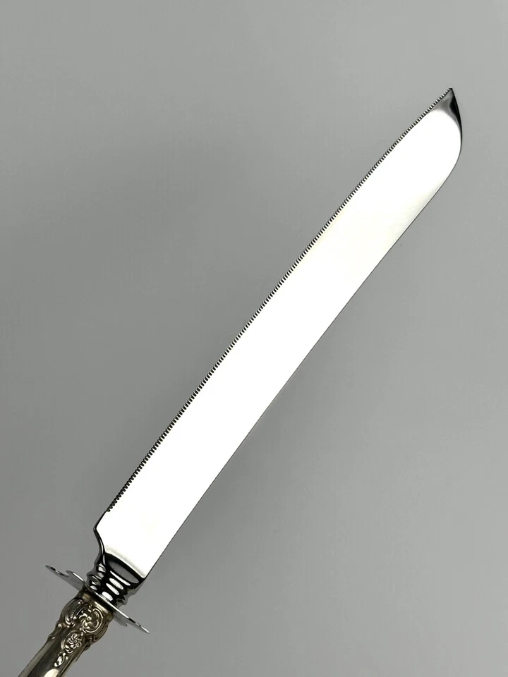 Juego de 2 piezas de pastel con mango de plata de ley Grande Baroque de Wallace Foto 4 de 4