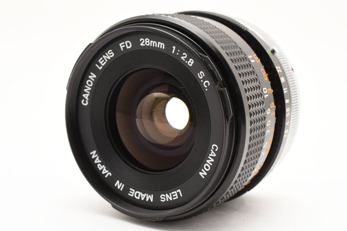 動確済 Canon LENS FD 28mm 1:2.8 s.c. #562 Operation Confirmed Canon Lens Fd 28Mm 1 2.8 S.C. 562 | eBay