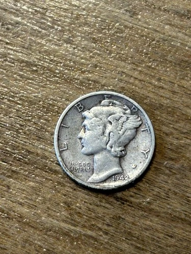 1942S Mercury Dime XF+