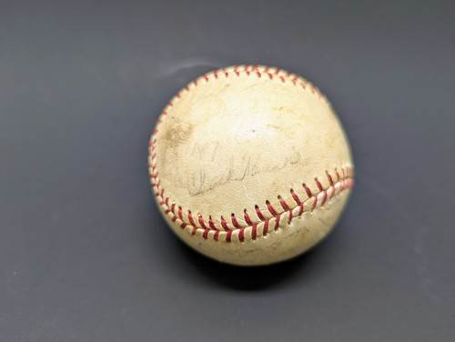 1957 Milwaukee Braves Autographed Signed Baseball Haney Atwell Dittmer Crone - Picture 5 of 9