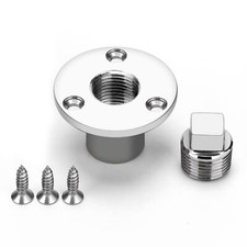 Garboard Drain Plug KitMarine 316 Stainless Steel Drain Plug Fits 1" Holewith...