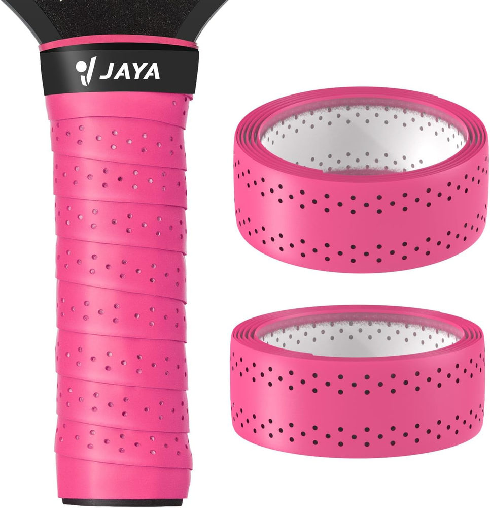 Pickleball Paddle Grip Tape, 2Pack Overgrip Wrap for Pickleball Paddles, Pink