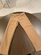 H M Boys Size 6 Tan Camel 100 Cotton Chino Pants