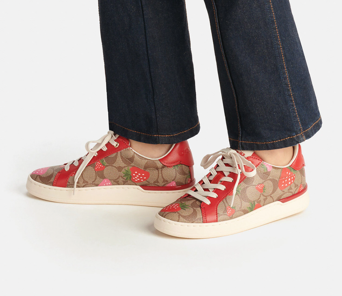OUT OF STOCK SNEAKERS 2016―2017 サイン入り NWT COACH WOMEN Clip Low Top Sneaker In Signature Canvas