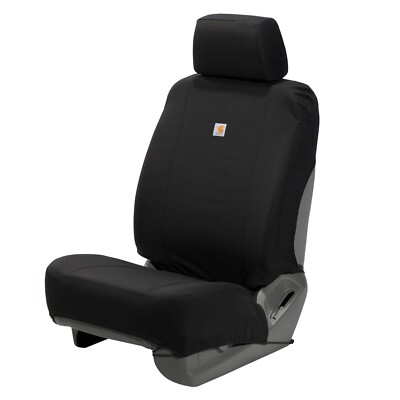 Carhartt Universal Nylon Duck Canvas Fitted Bucket Seat Cover, Seat Protection