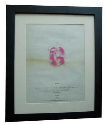 GARBAGE+ALBUM+LP+POSTER+AD+RARE ORIGINAL 1995+QUALITY FRAMED+EXPRESS GLOBAL SHIP