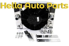 Plm Private Label Mfg. Power Driven Compact Drag Radiator - Small W Spal Fan
